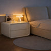 LUNARO Modern Wooden Nightstand