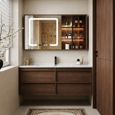 VONARA Eclectic Wooden Bathroom Vanity