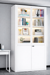 LORVEX Minimalistic Wooden Storage Cabinet