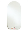 VELTOR Contemporary Metal Bathroom Mirror
