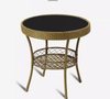 VELORA Contemporary Glass Side Table
