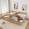 TWINORA Scandinavian Wooden Bed Frame