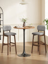 VAREL Contemporary Wooden Bar Table