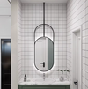 ALVEO Scandinavian Metal Bathroom Mirror