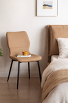 NIVARO Modern Leather Dining Chair