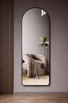 LUXORA Modern Glass Floor Mirror