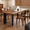 ARVORA Japandi Solid Wood Dining Table