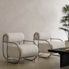 NORIX Scandinavian Fabric Armchair