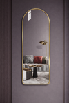 LUXORA Modern Glass Floor Mirror