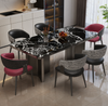 LUNAREX Contemporary Marble Dining Table