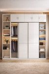 ORVEN Modern Wooden Wardrobe
