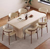 ELARA Wabi Sabi Travertine Dining Table