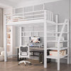 METRA Industrial Metal Loft Bed Frame