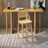 VAREL Scandinavian Wooden Bar Table