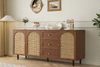 ROVANE Contemporary Solid Wood Sideboard
