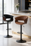 LAVERO Contemporary Metal Bar Stool