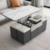 LUNARO Contemporary Sintered Stone Coffee Table
