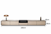 LUNARO Contemporary Sintered Stone TV Console