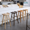 ARVIK Scandinavian Wooden Bar Stool