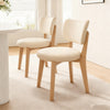 ELVANO Scandinavian Leather Dining Chair