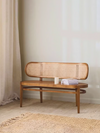 KÄNTRA Scandinavian Rattan Dining Bench
