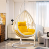 ZIYE Cream Modern Hanging Swing Chair