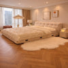 PUFFLO Wabi Sabi Fabric Bed Frame