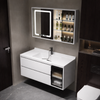 LUMORA Contemporary Wooden Bathroom Vanity Set