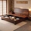 NOLARA Japandi Wooden Bed Frame