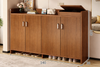 VARENO Contemporary Wooden Shoe Cabinet