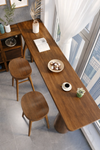VARIVO Scandinavian Wooden Bar Table