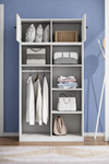 ALVORA Contemporary Wooden Wardrobe