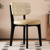 CREMOR Scandinavian Leather Dining Chair