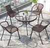 ARVENA Contemporary Metal Outdoor Dining Set