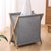 RAVIRA Scandinavian Rattan Laundry Basket