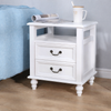 ALVORA Contemporary Wooden Nightstand