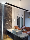 ALVEO Scandinavian Metal Bathroom Mirror