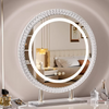 LUXIA Modern Glass Tabletop Mirror