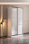 ORVEN Modern Wooden Wardrobe