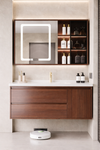 WALNORA Contemporary Wooden Bathroom Vanity