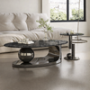 LIVARO Modern Sintered Stone Coffee Table