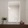 WALORA Contemporary Wooden Bathroom Mirror