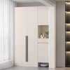 LUNARA Cream-Style Multi-Function Balcony Storage Cabinet