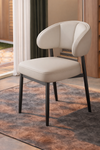 ZARENO Modern Leather Dining Chair