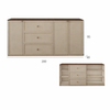 NAREMI Minimalistic Wooden Sideboard