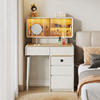 MELORA Minimalistic Wooden Dressing Table