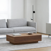 NORVIA Scandinavian Wooden Coffee Table