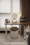 AMORA Modern Velvet Vanity Stool