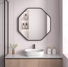 VALTOR Contemporary Metal Bathroom Mirror