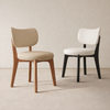 AURELIA Cream Style Upholstered Leather Dining Chair
